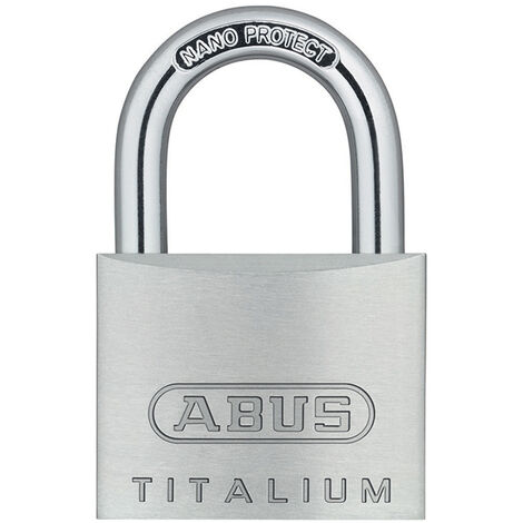 ABUS 56379 64TI/40mm TITALIUM Padlock Triple Pack ABU64TI40TRI