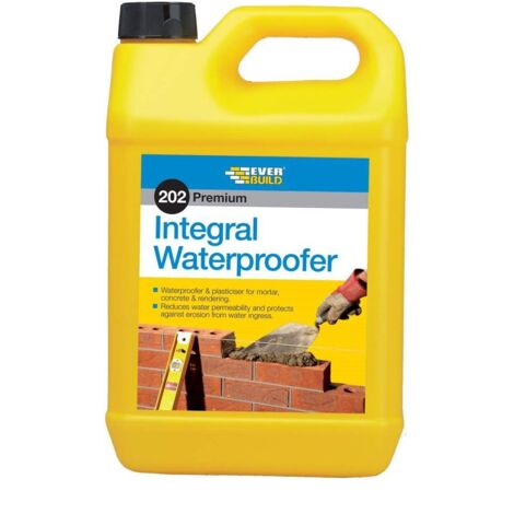 Everbuild ILW5L 202 Integral Liquid Waterproofer 5 litre EVBILW5L (1/3)
