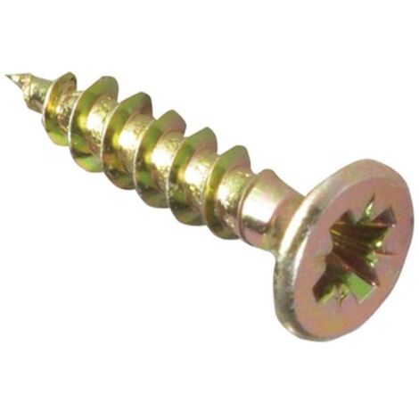 ForgeFix MPS415Y Multi-Purpose Pozi Compatible Screw CSK ST ZYP 4.0 x 15mm Box 200 FORMPS415Y