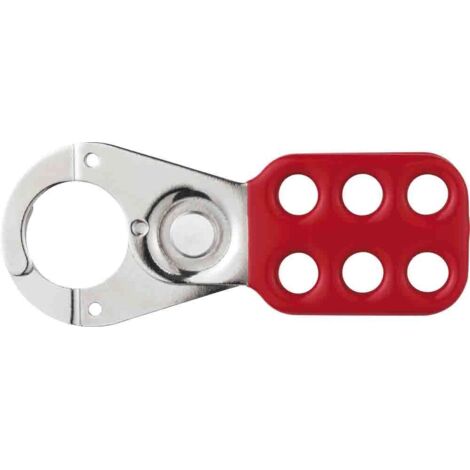 ABUS Mechanical 35766 701 Lockout Hasp 25mm (1in) Red ABU701R
