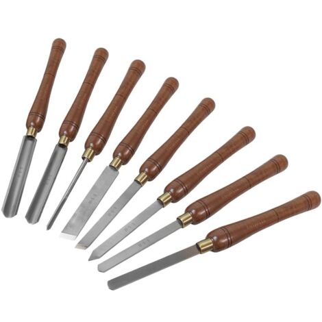 Faithfull HSS Turning Chisel Wooden Boxed Set