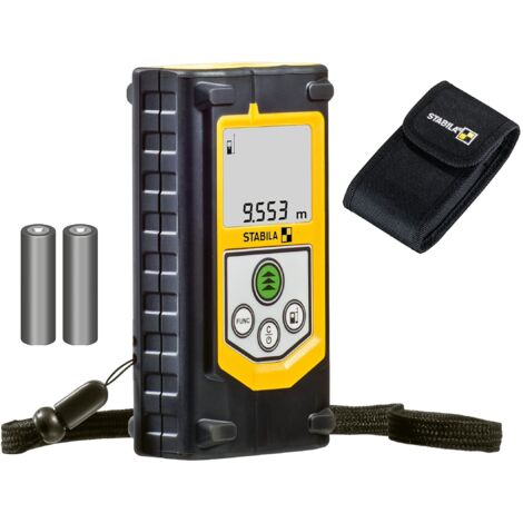 Stabila LD 320 Laser Distance Measurer 40m, 1.5mm Accuracy, Backlit Display