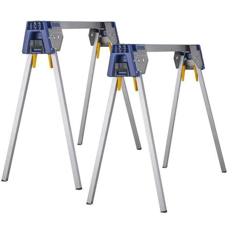 IRWIN IRST83474-1 All Metal Sawhorses Twin Pack IRW183474