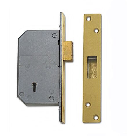 UNION B-3G110-PL-73 3G110 C Series 5 Detainer Deadlock 73mm Satin Brass UNNB3G110B73 (1/2)