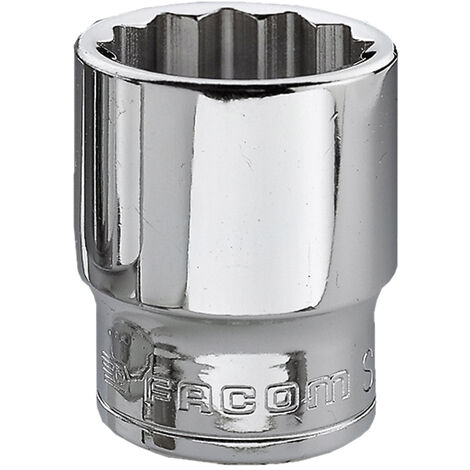 Facom 10mm Bi Hexagon Socket 3/8in Drive Chrome Finish FCMJ10