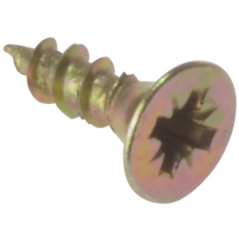ForgeFix MPS317Y Multi-Purpose Pozi Compatible Screw CSK ST ZYP 3.0 x 17mm Box 200 FORMPS317Y