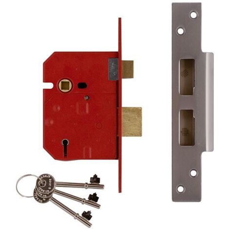 UNION Y2234E-PL-2.50 2234E 5 Lever BS Mortice Sashlock Plated Brass Finish 67mm 2.5 in Visi UNNY2234EP25