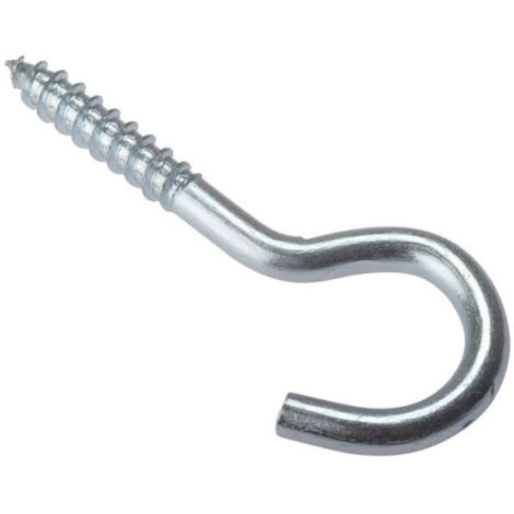 ForgeFix 10SH558 Screw Hook ZP 55 x 8Ga Bag 10 FORSH558M