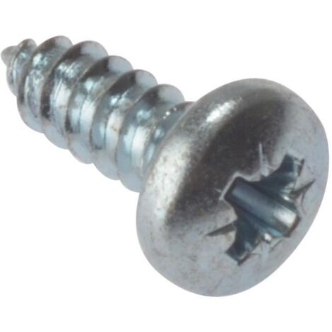 ForgeFix Self-Tapping Screw Pozi Compatible Pan Head ZP 1.1/4in x 10 Box 200 FORSTP11410Z