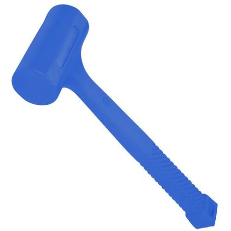 BlueSpot Dead Blow Hammer Rubber Head Mallet Garage Mechanics Camping 720g 1LB