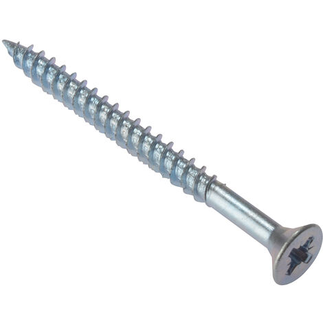 ForgeFix CSK1348ZP General Purpose Pozi Compatible Screw CSK TT ZP 1.3/4in x 8 Box 200 FORCSK1348Z