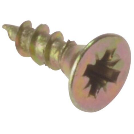 ForgeFix MPS310Y Multi-Purpose Pozi Compatible Screw CSK ST ZYP 3.0 x 10mm Box 200 FORMPS310Y