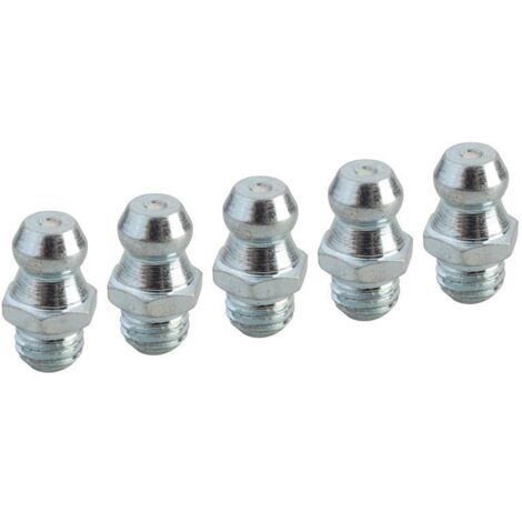 Faithfull AGN8421 Grease Nipple Straight 1/4in UNF Pack 5 FAIGGN14UNF (1/3)
