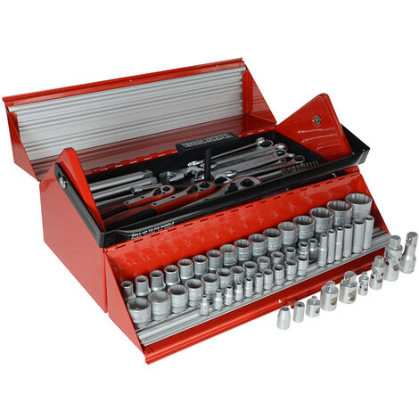 Teng TC187 Mega Rosso Tool Kit Set of 187 1/4 3/8 & 1/2in TENTC187