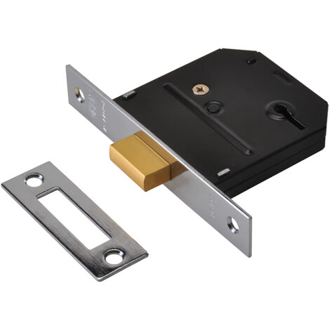 UNION Y-ES-DL-CH-3.0 ES-DL Essentials 3 Lever Mortice Deadlock Chrome 79mm 3in Visi UNNYESDLCH30 (1/2)
