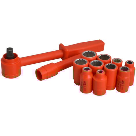 ITL Insulated UKC-03100 Insulated Socket Set of 12 1/2in Drive ITL03100
