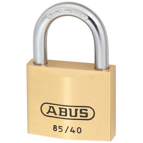 ABUS 02458 85/40mm Brass Padlock Keyed Alike 723 ABUKA02458