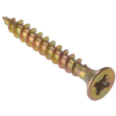 ForgeFix Multi-Purpose Pozi Compatible Screw CSK ST ZYP 3.5 x 15mm Box 200 FORMPS3515Y