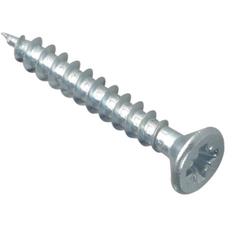 ForgeFix MPS430ZP Multi-Purpose Pozi Compatible Screw CSK ST ZP 4 x 30mm Box 200 FORMPS430ZP