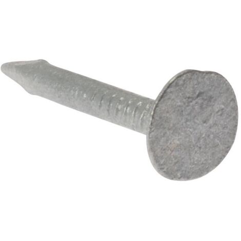 ForgeFix 500NLELH25GB Clout Nail Extra Large Head Galvanised 25mm (500g Bag) FORELH25GB50 (1/3)
