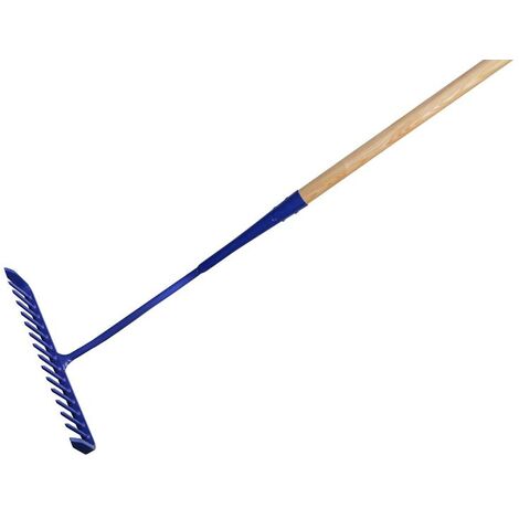 Faithfull RI37-LSTTRWH Tarmac Rake 16 Round Teeth - Wooden Handled FAITAR (1/5)