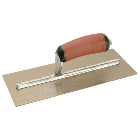 Marshalltown MPB1GSD MPB1GSD Pre-Worn PermaShape Finishing Gold S/S Trowel DuraSoft 11 x 4.1/2in M/TMPB1GSD (1/3)