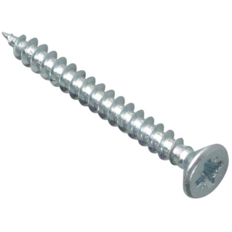 ForgeFix MPS440ZP Multi-Purpose Pozi Compatible Screw CSK ST ZP 4 x 40mm Box 200 FORMPS440ZP