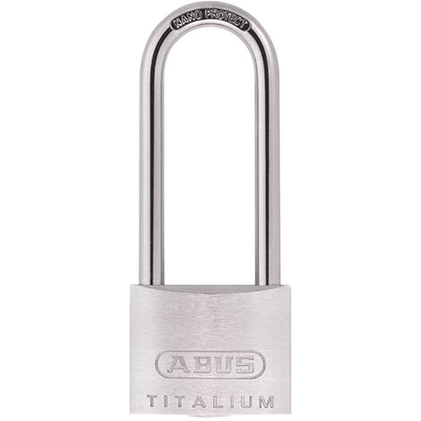 ABUS Mechanical 80TI/40mm TITALIUM™ Padlock 40mm Long Shackle Keyed Alike KA8012 ABUKA56226