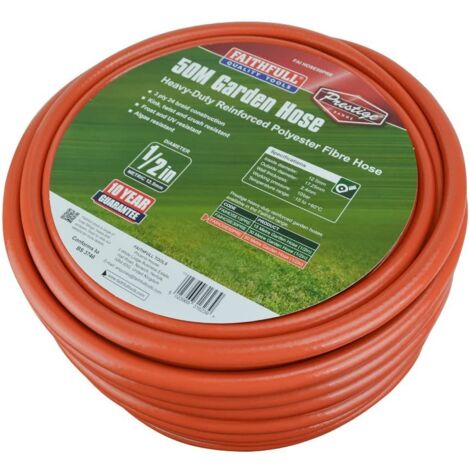 Faithfull CT072023108BOGYS03 Prestige Heavy-Duty Garden Hose 50m 12.5mm (1/2in) Diameter FAIHOSE50PRE (1/5)