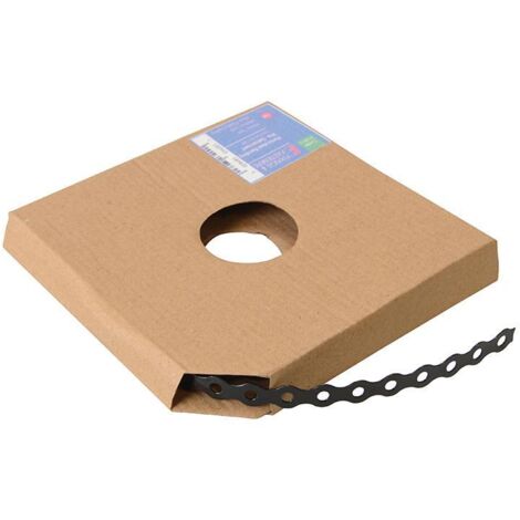 ForgeFix Black Plastic Coated Pre-Galvanised Band 12mm x 0.8 x 10m Box 1 FORPCBB12 (1/3)