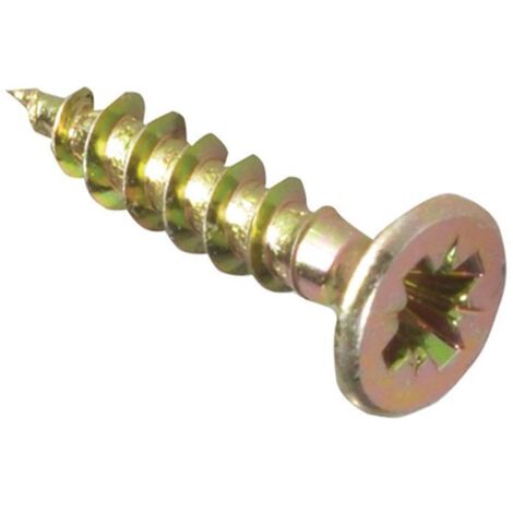 ForgeFix MPS420Y Multi-Purpose Pozi Compatible Screw CSK ST ZYP 4.0 x 20mm Box 200 FORMPS420Y