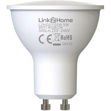 Link2Home Gu10 Wi-Fi Led Lamp With Rgb Pack 4 LTHGU105W4PK (1/2)