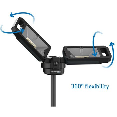 SCANGRIP 03.6105C TOWER 5 CONNECT Floodlight with Integrated Tripod 18V Bare Unit SCG036105C