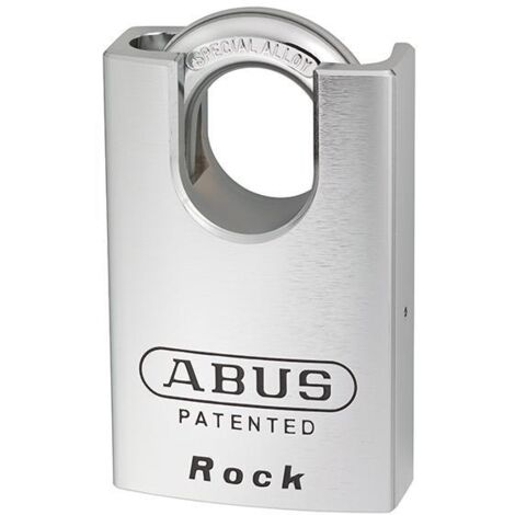 ABUS 52463 83/55mm Rock Hardened Steel Padlock Closed Shackle ABU8355CS (1/3)