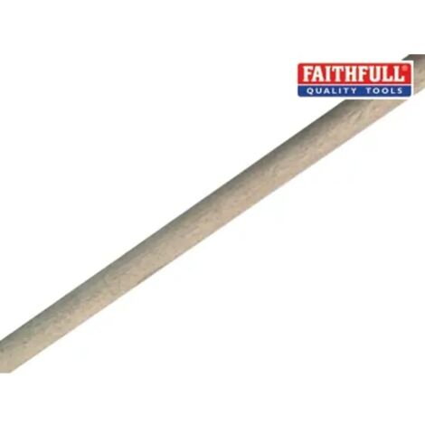 Faithfull Wooden Broom Handle 1.53m x 23mm 60 x 15/16in FAIRH601516