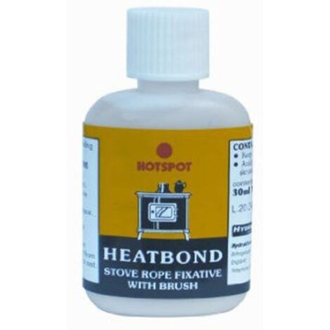 Hotspot HS201600 Heatbond Stove Rope Fixative Bottle with Brush 30ml HOT201600 (1/2)