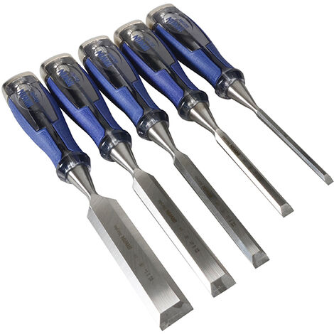 Irwin Marples 10503421 M750 Splitproof Pro Bevel Edge Chisel Set 5 PC MAR750S5