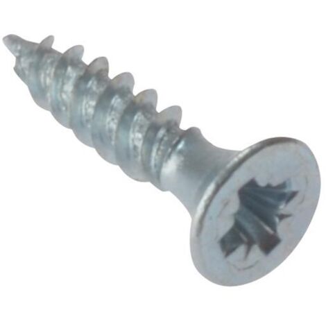 ForgeFix CSK110ZP General Purpose Pozi Compatible Screw CSK TT ZP 1in x 10 Box 200 FORCSK110Z