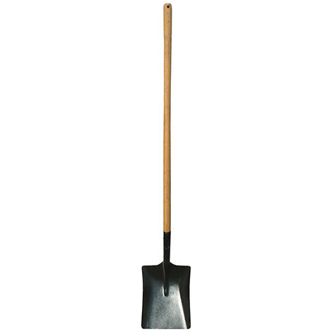 Faithfull RI33-STPSM2WH Long Handled Square Shovel No.2 FAIOSS2LH