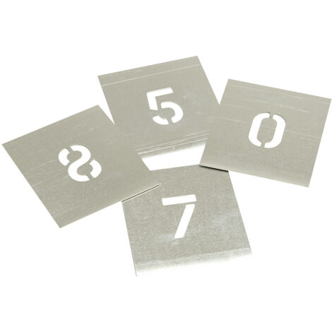 Stencils F2 Set of Zinc Stencils - Figures 2in STNF2