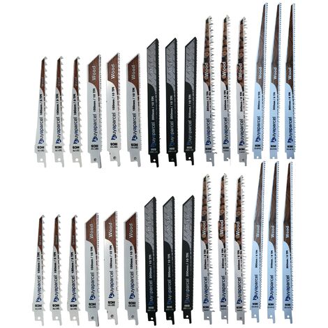 Reciprocating Sabre Saw Blade Set 30 Piece Recip Fast Cut - Makita Dewalt Bosch (1/5)