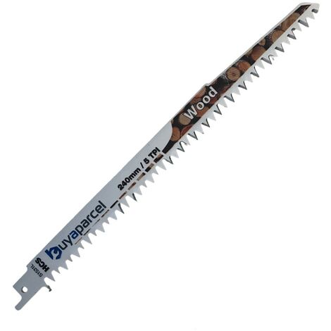 1x SabreCut 373mm Fast Cut Curved Reciprocating Saw Blade Pruning