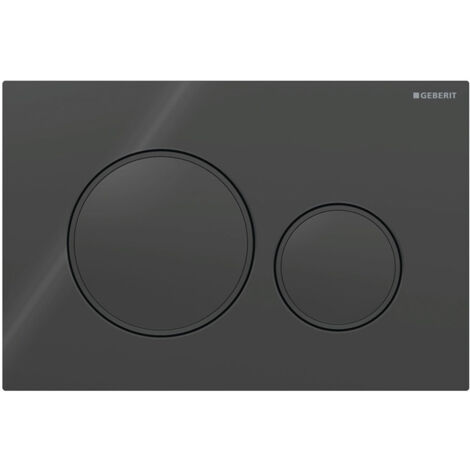 Geberit 115.882.DW.1 SIGMA20 Dual Flush Black RAL9005 Flush Wall Plate