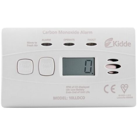Kidde 10LLDCO 10LLDCO 10 Year Sealed Battery Digital Carbon Monoxide Alarm KID10LLDCO