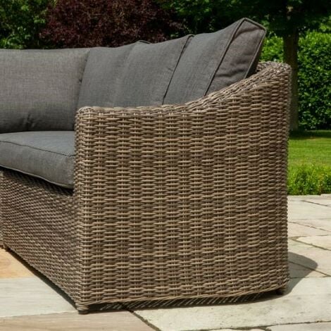 Rowlinson rattan bunbury sofa set in grey discount weave