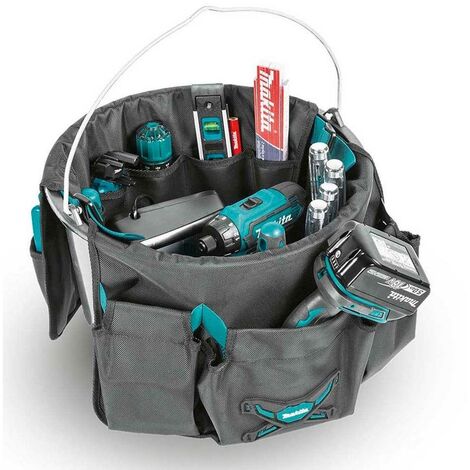 Makita E-05527 Tool Bucket Tote Bag Toolbag Fixings Bag Organiser Strap System