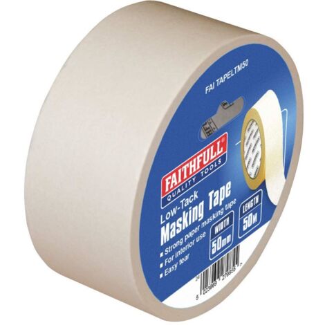 Faithfull Low Tack Masking Tape 50mm x 50m (1/3)