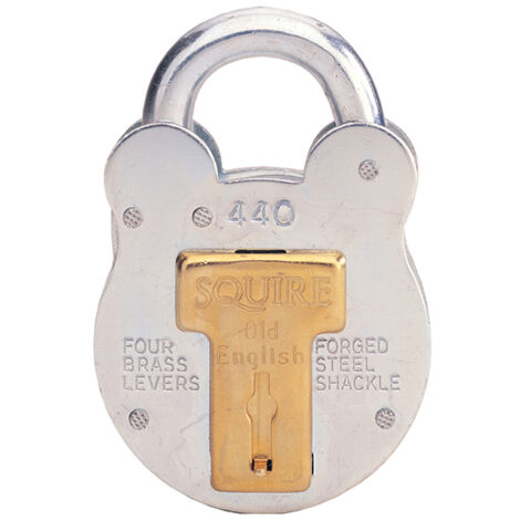 Squire 440/KA PEF3 440KA Old English Padlock with Steel Case 51mm Keyed HSQ440KA