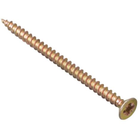 ForgeFix MPS670Y Multi-Purpose Pozi Compatible Screw CSK ST ZYP 6.0 x 70mm Box 100 FORMPS670Y