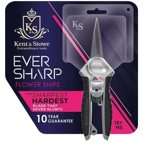 Kent & Stowe 70100851 Eversharp Garden Snips Never Blunts Precision Cutting